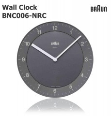 BRAUN ֥饦 Wall Clock BNC006-NRC ֥å <br>BRAUN ɳݤ å WATCH ̲ ǥޡ  LED 顼