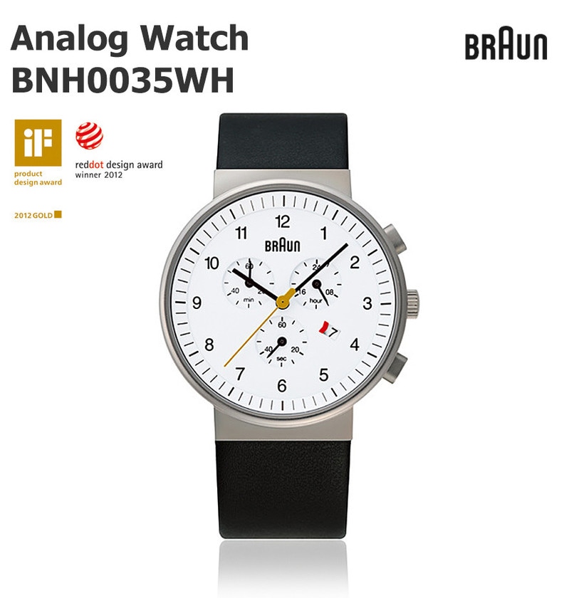 BRAUN ブラウン BRAUN watch BNH0035 ホワイト<br>腕時計 ウォッチ ビジネス メンズ 北欧 デンマーク ローゼンダール