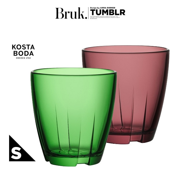 KOSTA BODA/コスタボダ BRUK タンブラー S（ハンドメイド）<br>コップ/ガラス食器/テーブルウェア/レモン水/ライム水/ジュース/フルーツティー/グラス【コンビニ受取対応商品】【RCP】