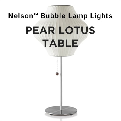 NELSON BUBBLE LAMP ネルソン・バブルランプ NELSON PEAR LOTUS TABLE ネルソン ペア ロータス テーブル<Br>ハーマンミラー ジョージネルソン George Nelson ミッドセンチュリー MOMA ハワードミラー ハーマン・ミラー イームズ【RCP】