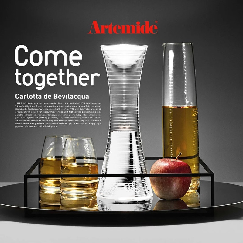 【Artemide アルテミデ】 COME TOGETHER カム トゥギャザー ホワイト<br> ライト 照明 リビング キッチン ダイニング スタンドライト 卓上【RCP】