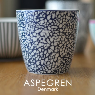 【Aspegren/アスペグレン】 マグ クラック ネイビー<br>コップ/MUG/CUP/カップ【コンビニ受取対応商品】【RCP】