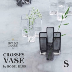 HOLMEGAARD ۥ६ Crosses Vase ١ S<br> ִ 庹 饹 ̲ ڥӥ˼бʡۡRCP