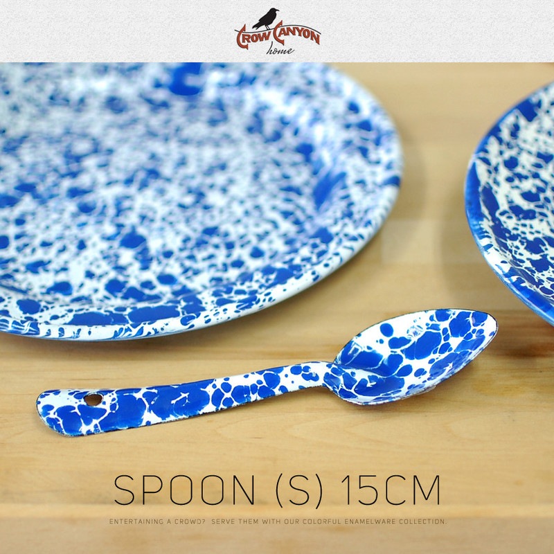 【CROW CANYON HOME/クロウキャニオンホーム】SPOON　スプーン <br>琺瑯/ホーロー/アメリカ/マーブル/カトラリー/テーブルウェア/エナメルウェア/クローキャニオン【コンビニ受取対応商品】【RCP】