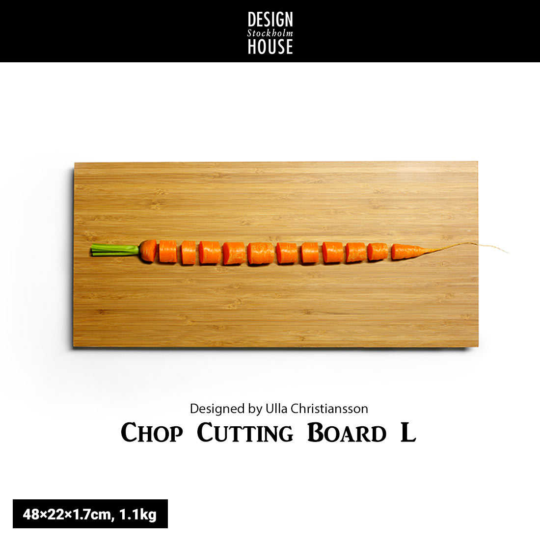 Design House Stockholm Chop CUTTING BOARD åץåƥ󥰥ܡ L 501040116000<br>ǥϥȥåۥ ޤġ̲ ܡʥ롡Ulla Christiansson 4573237004647ڥӥ˼бʡۡRCP