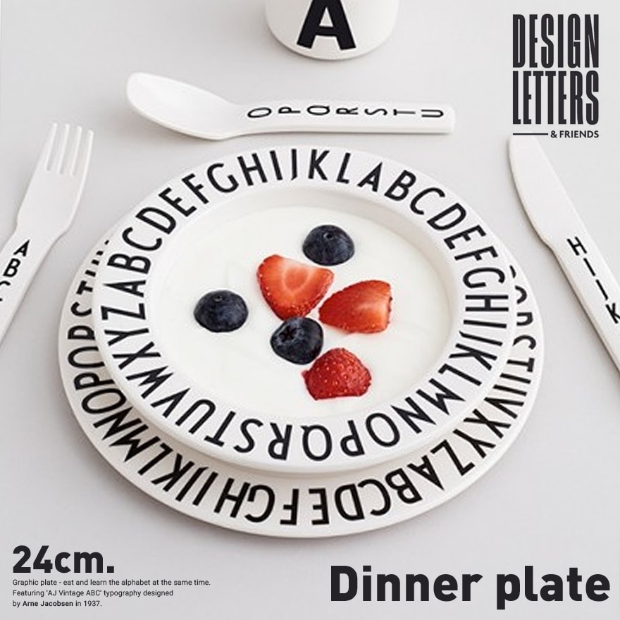 ŹۡDESIGN LETTERSDineer plate ǥʡץ졼 24cm<br>ǥ쥿 ץ졼 Arne Jacobsen ͡䥳֥ڥӥ˼бʡۡRCP