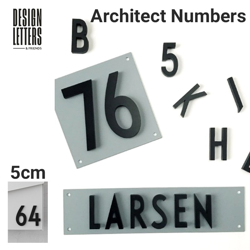 ŹۡDESIGN LETTERSArchitect NumbersƥȡʥС 5cm<br>ǥ쥿 Arne Jacobsen ɽ   䥳֥ ƥꥢ ڥӥ˼бʡۡRCP