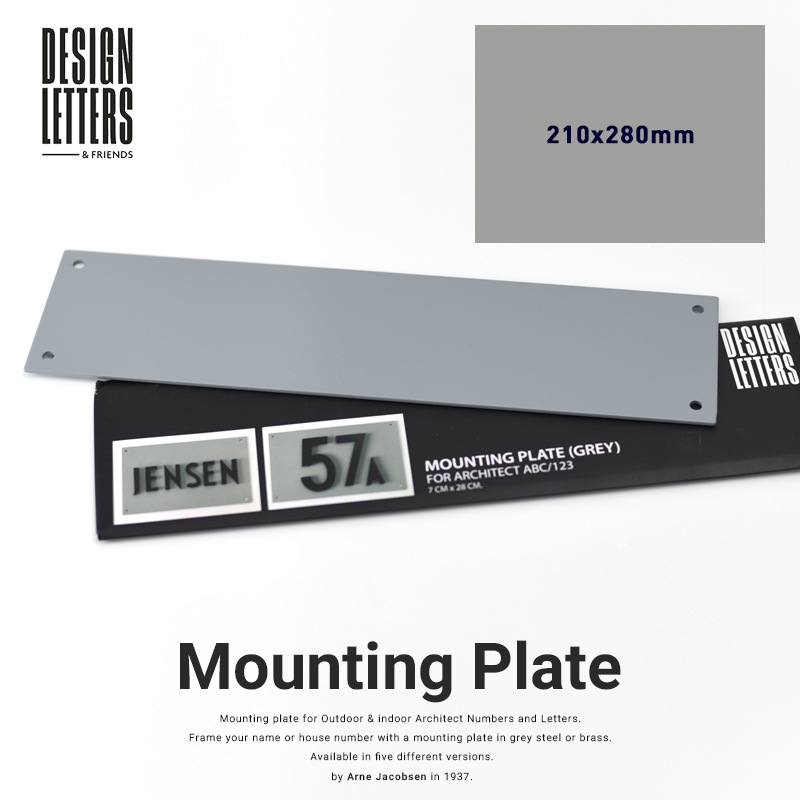 ŹۡDESIGN LETTERSArchitect Letters/Numbers ǥץ졼 Mounting Plateޥƥ󥰥ץ졼 210280cm<br>ǥ쥿 Arne Jacobsen ɽ  ͥ䥳֥ ƥꥢڥӥ˼бʡۡRCP