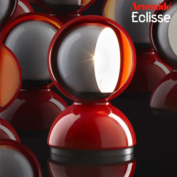 【Artemide アルテミデ】ECLISSE エクリッセ テーブルランプ <br>ライト 照明 リビング キッチン ダイニング スタンドライト 卓上【RCP】