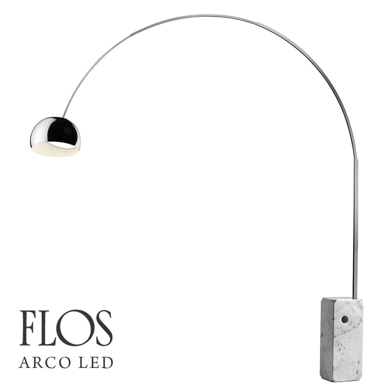 【ALESSIジャースプーンプレゼント】ARCO LED / FLOS フロス / AchilleCastiglioni カスティリオーニランプ