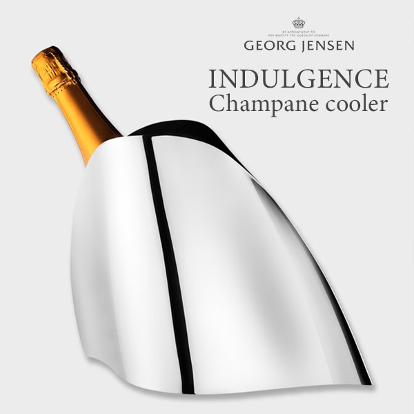 【Georg Jensen ジョージ ジェンセン】INDULGENCE シャンパンクーラー インダルジェンス<br>ワインクーラー デンマーク ステンレス HELLE DAMKJAR ヘレダンケア【コンビニ受取対応商品】【RCP】