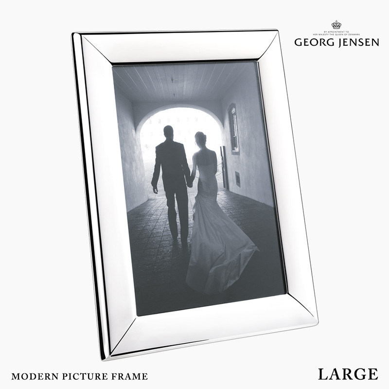【Georg Jensen / ジョージ ジェンセン】MODERN ピクチャーフレーム（L）<br>　写真立て　額 シンプル　フォトフレーム【コンビニ受取対応商品】【RCP】