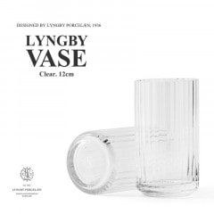 Lyngby Porcelaen/ӥ塼 ݡLYNGBY VASE/ӥ塼 ١  glass 饹  clear 12cm201085<br>奢/ץ//ǥޡ/ִ/ƫ//̲ڥӥ˼бʡۡRCP