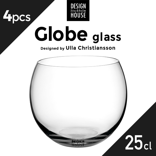 Design House Stockholm/֥饹 250ml ĥå<br>25cl/Ulla Christiansson /顦ꥹ󥽥/Globe Glass/å/̲/ǥϥ ȥåۥ/饹/ڥӥ˼бʡۡRCP