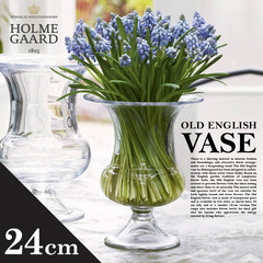 HOLMEGAARD ������ɥ��󥰥�å���١��� 24cm 4343803OLD ENGLISH VASE �ۥ�६����  CLAUS DALBY ���饦�� ����ӡ� ���� �̲� �᤭���饹�ڥ���ӥ˼����б����ʡۡ�RCP��