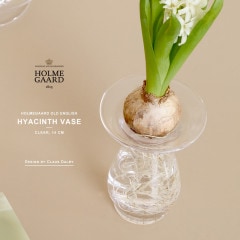HOLMEGAARD OLD ENGLISH ҥ䥷 ١ 4343804  ɥ󥰥å<br>Old  English  Hyacinth  vase  clear  H14  <br> ۥ६ <br>ǥޡ  饹 ̲ ҥ