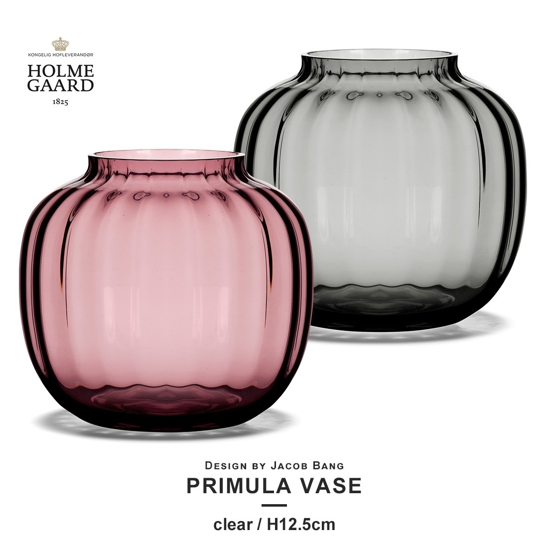 ��HOLMEGAARD �ۥ�६���ɡ�Primula Vase clear H12,5 �ץ��顡�ե��١����ִ� �ݥå� ���饹 ���� �̲��ڥ���ӥ˼����б����ʡۡ�RCP��