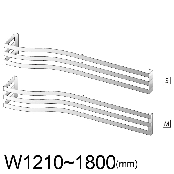 【nidoニド】hacotoco ハコトコ plus DECO トリプルR C354S Sサイズ / C354M Mサイズ W1210~1800mm 6 color variation 【RCP】