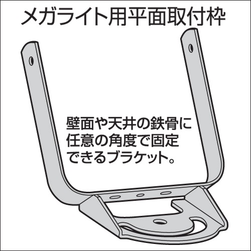 日動工業 Ledメガライトオプション品 メガライト用平面取付枠 型番無し Rcp シンワショップ本店 Shinwashop