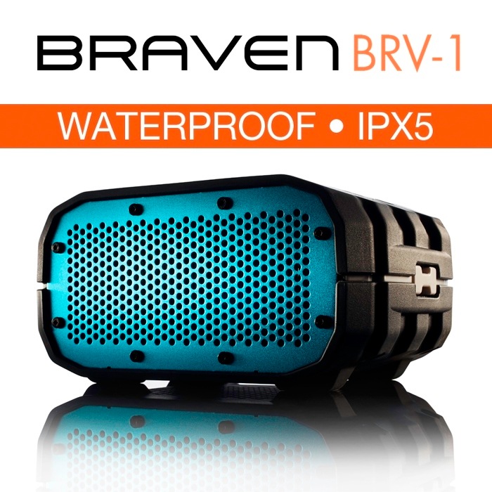 【BRAVEN/ブラヴェン】BRV-1BR-1302  グレーシャー/GLACIER  マルチタスクスピーカーフォン　IPX5防水ポータブル　高忠実度BluetoothワイヤレススピーカーBRAVEN正規販売【コンビニ受取対応商品】【RCP】