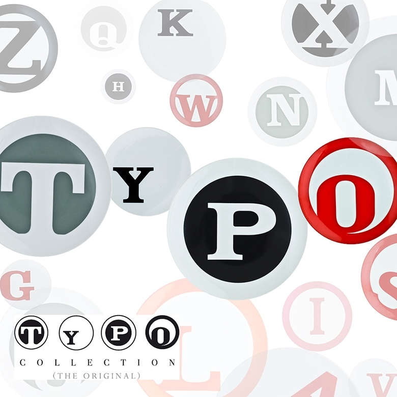 TYPO COLLECTION】ALPHABET PLATE アルファベットプレート タイポ