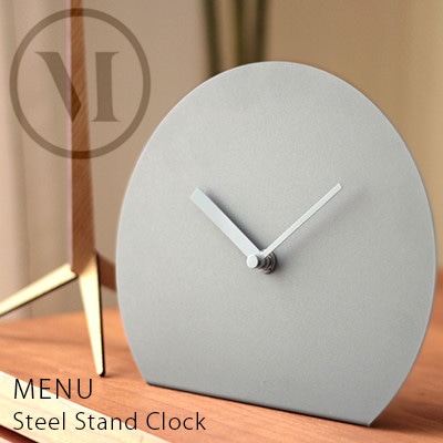 Audo Copenhagen Steel Stand Clock スチールスタンドクロック<br>Audo Copenhagen  NORM<br>置き時計 時計 シンプル クロック スチール<br>【コンビニ受取対応商品】【RCP】