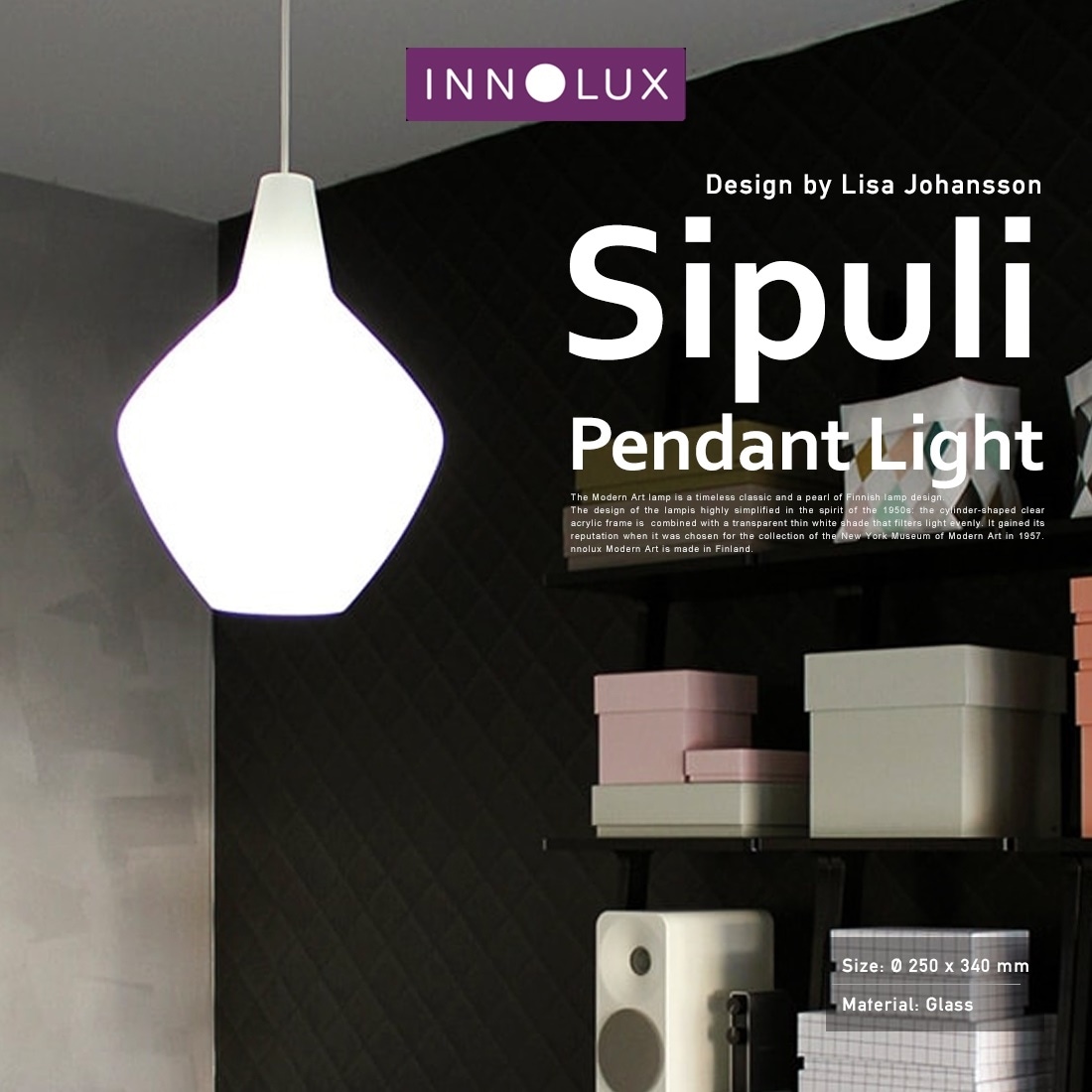 INNOLUX/Υ륯Sipuli Pendant Light ץ ڥȥLisa Johanssonꥵϥ󥽥ѥå /ե/LED/饤/