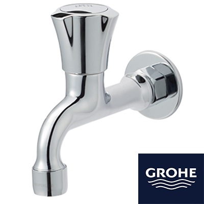 【飾り蛇口・蛇口】コスタ 化粧プレートS付（メッキ）JA-GRH-COSTA-S<br>トーシン/GROHE/グローエ/日本水道協会認定品【RCP】