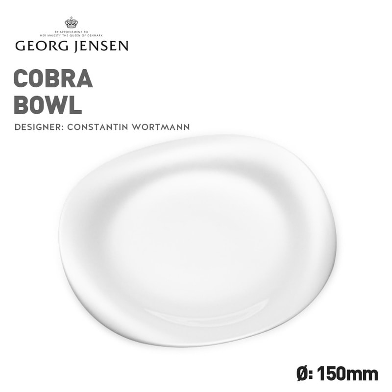 【Georg Jensen / ジョージ ジェンセン】COBRA/コブラ プレート 直径150mm 3407030<br>コンスタンティン ウォルトマン/食器/テーブルウェア/オーブン可/冷凍庫/磁器/ポーセリン<br>【コンビニ受取対応商品】【RCP】