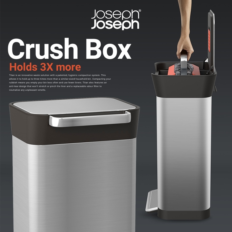 Joseph Joseph Crush dust box 30L ゴミ箱 Joseph Joseph クラッシュダストボックス 30L | 新着 | plywood