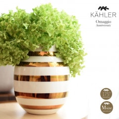 KAHLER �����顼 Omaggio ���ޥ��� Medium ���˥С����꡼�١��� anniversary vase ���� ƫ�� ������ 