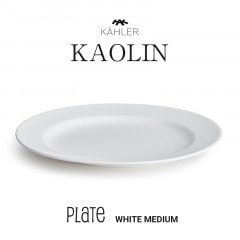 KAHLER 顼  ץ졼 ߥǥ ۥ磻 16006 225mm<br>kaolin  ơ֥륦  ץ M Plate ܡ㥤 Żҥ󥸲  Cecilie Manz ꥨ ޥ ڥӥ˼бʡۡRCP