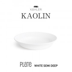 KAHLER 顼  ץ졼 ߥǥ ۥ磻 16005<br>kaolin  ơ֥륦  ץ Plate ܡ㥤 Żҥ󥸲  Cecilie Manz ꥨ ޥ ڥӥ˼бʡۡRCP