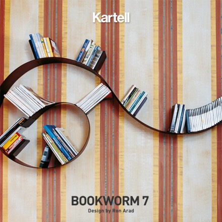 ��kartell/����ƥ��BOOKWORM �֥å����7(�֥å������7��)<br>��ê/���󡦥���å�/�ե쥭���֥�/�Ȥ�Ω�Ƽ�/������ա�RCP��