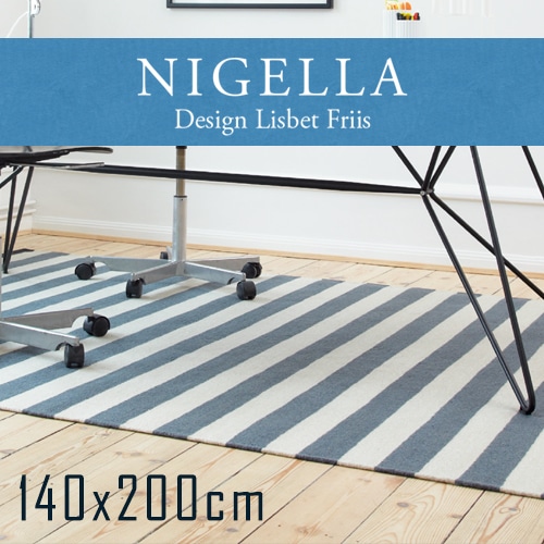 FABULA LIVING/եӥ ӥ󥰡Nigella Light Blue/Grey ˥ 饤ȥ֥롼졼140x200cm 饰<br>Lisbet Friis/ꥺ٥åȡե꡼<br>إޥå/åޥå//̲/£ʪ/ץ쥼ȡRCP