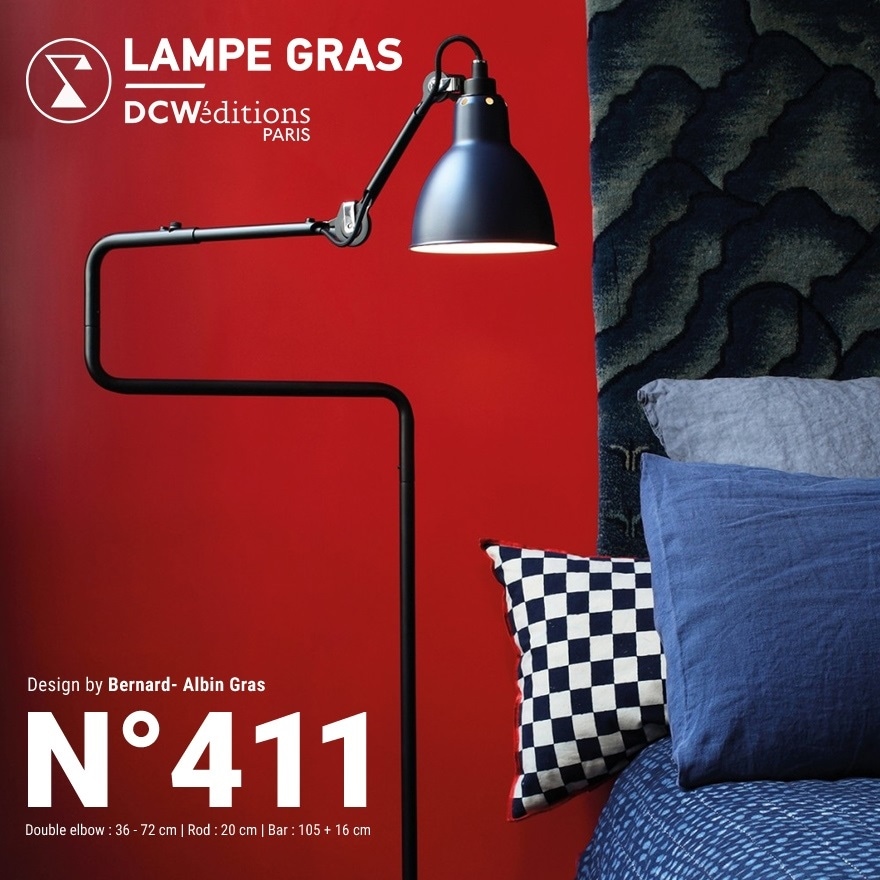 【DCW editions/ディーシーダブリューエディションズ】LAMPE GRAS LAMPADAIRE No.411<br>Floor Lamp/フロアランプ/Bernard-Albin Gras【RCP】