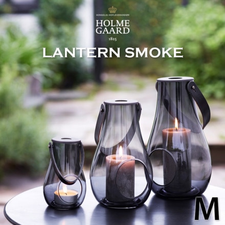 HOLMEGAARD �ۥ�६���� DESIGN WITH LIGHT Lantern Smoke M������ #4343535  H25<br>�ǥ����� ������ �饤�� ��󥿥� ���⡼�� �����ɥ�ۥ���� <br>��󥿥� �ơ��֥���ס�����ס���󥿥� �̲��ڥ���ӥ˼����б����ʡۡ�RCP��