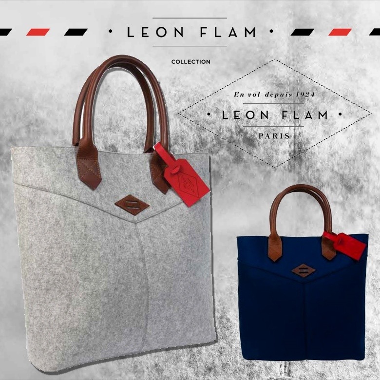 LEON FLAM レオンフラム SANTIAGO SHOPPING BAG トートバッグ/フランス<br>【コンビニ受取対応商品】【RCP】【smtb-TK】