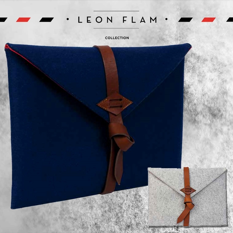 LEON FLAM レオンフラム LAPTOP CASE ラップトップケース/フランス<br>【コンビニ受取対応商品】【RCP】【smtb-TK】