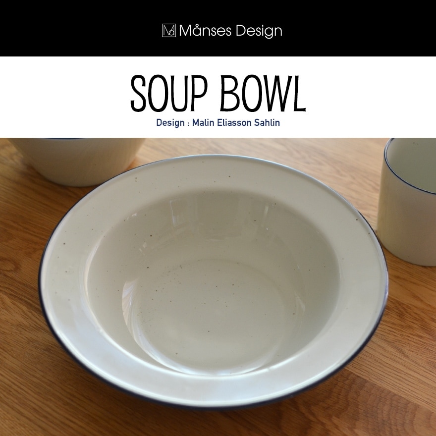 Manses Design/ޥ󥻥ǥOVANAKER SOUP PLATE Blue Line ХΡ ץץ졼 ֥롼饤<br>󥻥ǥ/ǥ/̲///ĥӥ˼бʡۡRCP