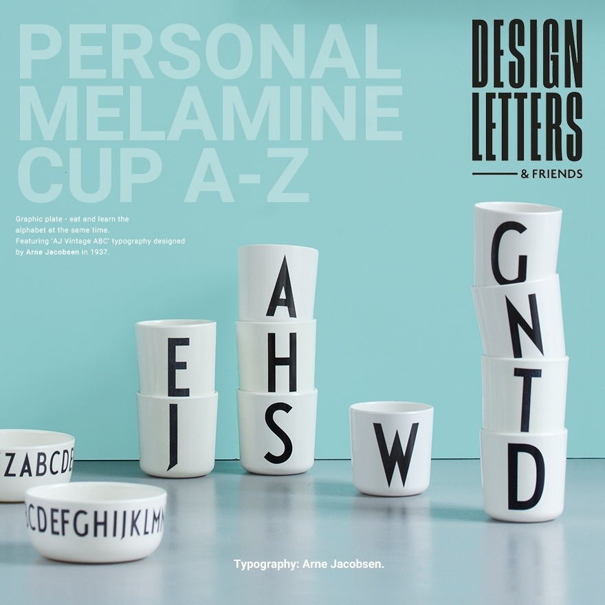 ����������Ź�ۡ�DESIGN LETTERS��MELAMINE CUPS�����ߥ󥫥å� O-Z<br>�ǥ�����쥿����/���å�/Arne Jacobsen/����͡��䥳�֥���ڥ���ӥ˼����б����ʡۡ�RCP��