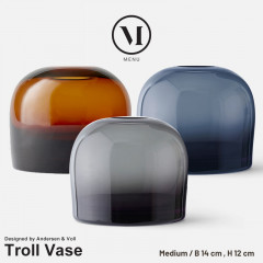 Audo Copenhagen  Troll Vase ȥ١ M<br> ǥ Andersen & Voll  ե١ 庹 ̲ڥӥ˼бʡۡRCP