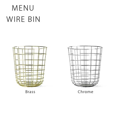 Audo Copenhagen Wire Bin ワイヤービン Chrome クローム Brass ブラス