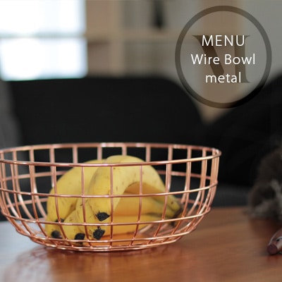 Audo Copenhagen Wire Bowl Metal ワイヤーボウル メタル <br>Norm ノーム <br>かご キッチン 収納 北欧 ワイヤービン<br>【コンビニ受取対応商品】【RCP】