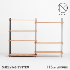 ԲġMOEBE ࡼ Shelvingsystem ӥ󥰥ƥ DOUBLE H115 <br> å Ǽ ê Ȥ߹碌ͳ ê ץå ѡ 