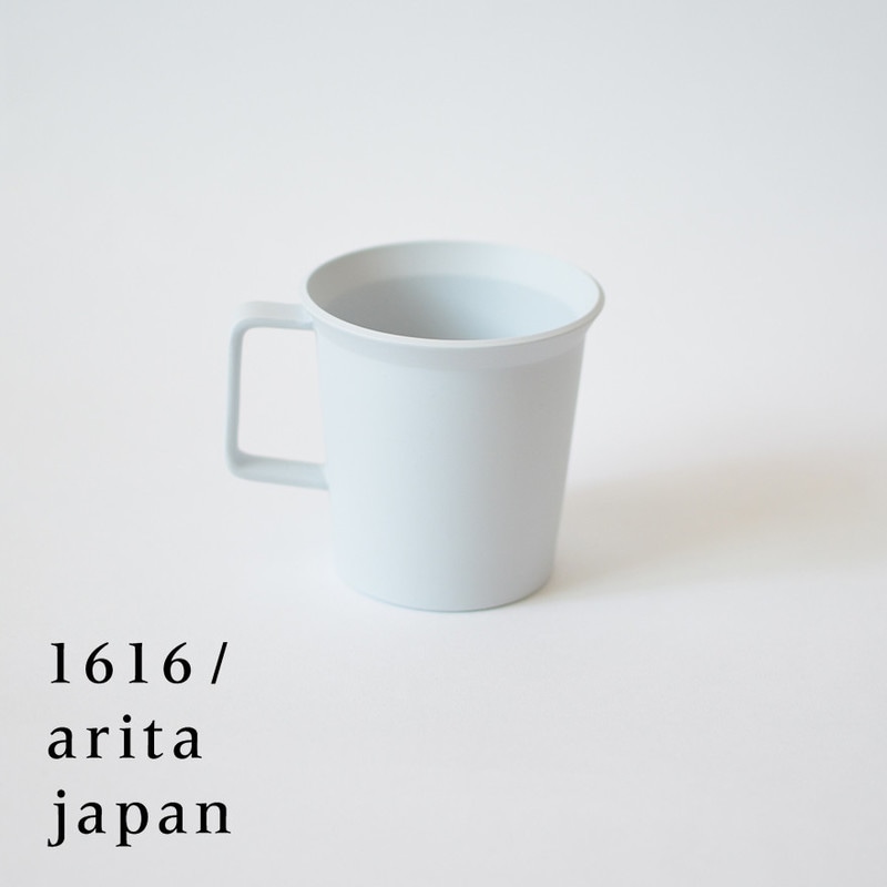 【有田焼/磁器】1616/arita japan TY Mug w.Handle Gray  TYマグw.ハンドルグレー  柳原照弘デザイン<br>TYパレス/皿/plate/百田陶園/イチロク アリタ ジャパン/スタンダード/standard<br>【コンビニ受取対応商品】【RCP】