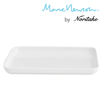 【ノリタケ】マーク・ニューソン・コレクション サービングプレート 直径245×短径172×高さ23mm<br>マークニューソン<br>ボーンチャイナ タイ 洋食器 プレート【コンビニ受取対応商品】【RCP】