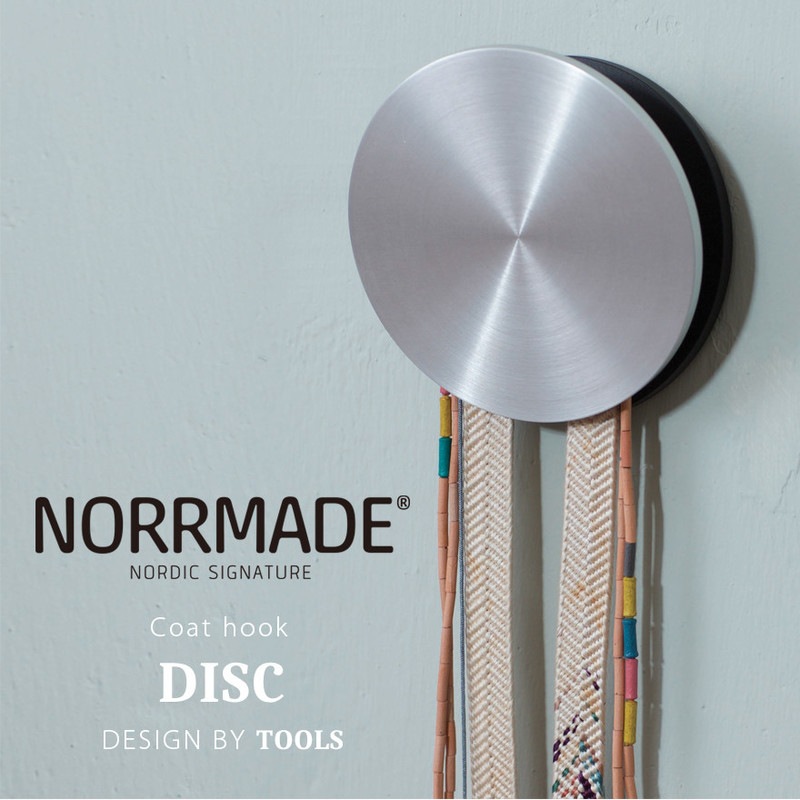 NORRMADE/ノルメイド　DISC/コートフック<br>Coat hook/アルミニウム/壁掛け/ウォールハンガー/サークル/デンマーク/<br>【RCP】