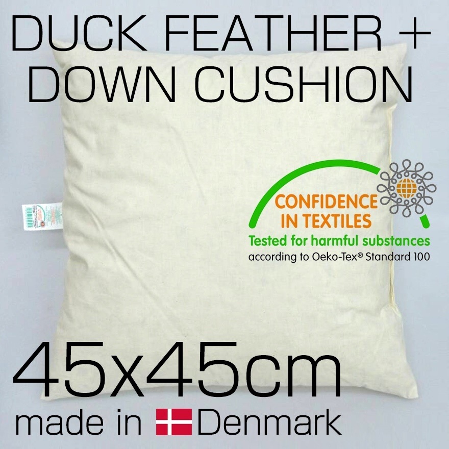 DUCK FEATHER + DOWN NUDE COUTHION 45x45cm 706997 made in Denmark ダック