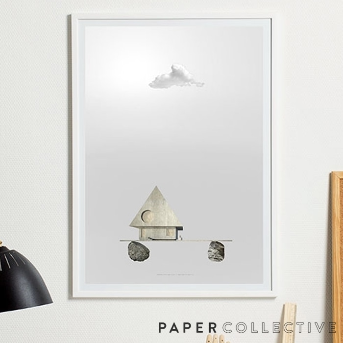 PAPER COLLECTIVE/ペーパーコレクティブ　ポスター:VILLA FOUNDATION/家　50x70cm【コンビニ受取対応商品】【RCP】